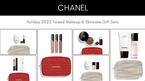 chanel makep box|chanel tweed gift set 2022.